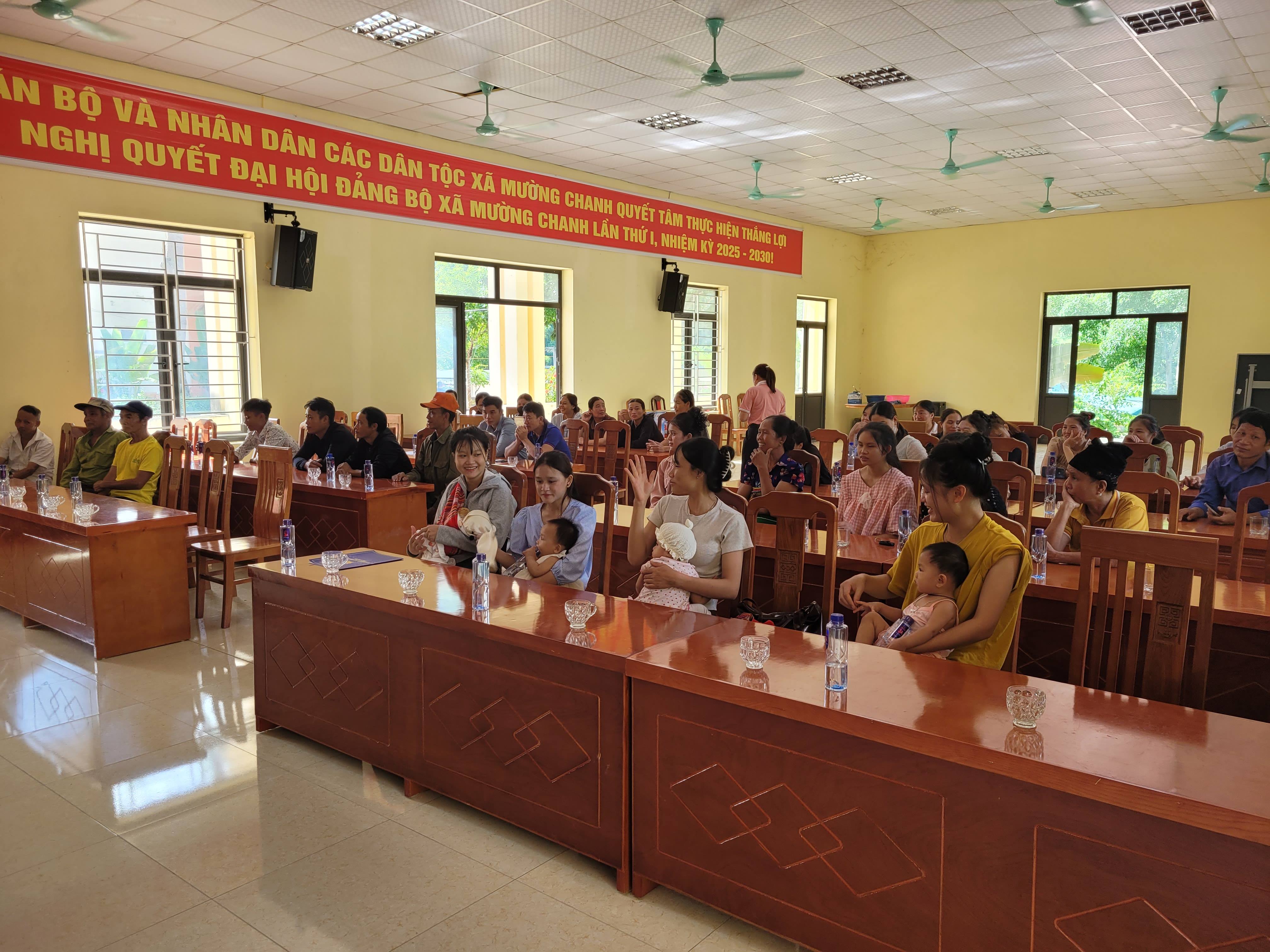 Xã Mường Chanh tổ chức tập huấn chăm sóc sức khỏe, phòng chống suy dinh dưỡng cho đồng bào dân tộc thiểu số năm 2026