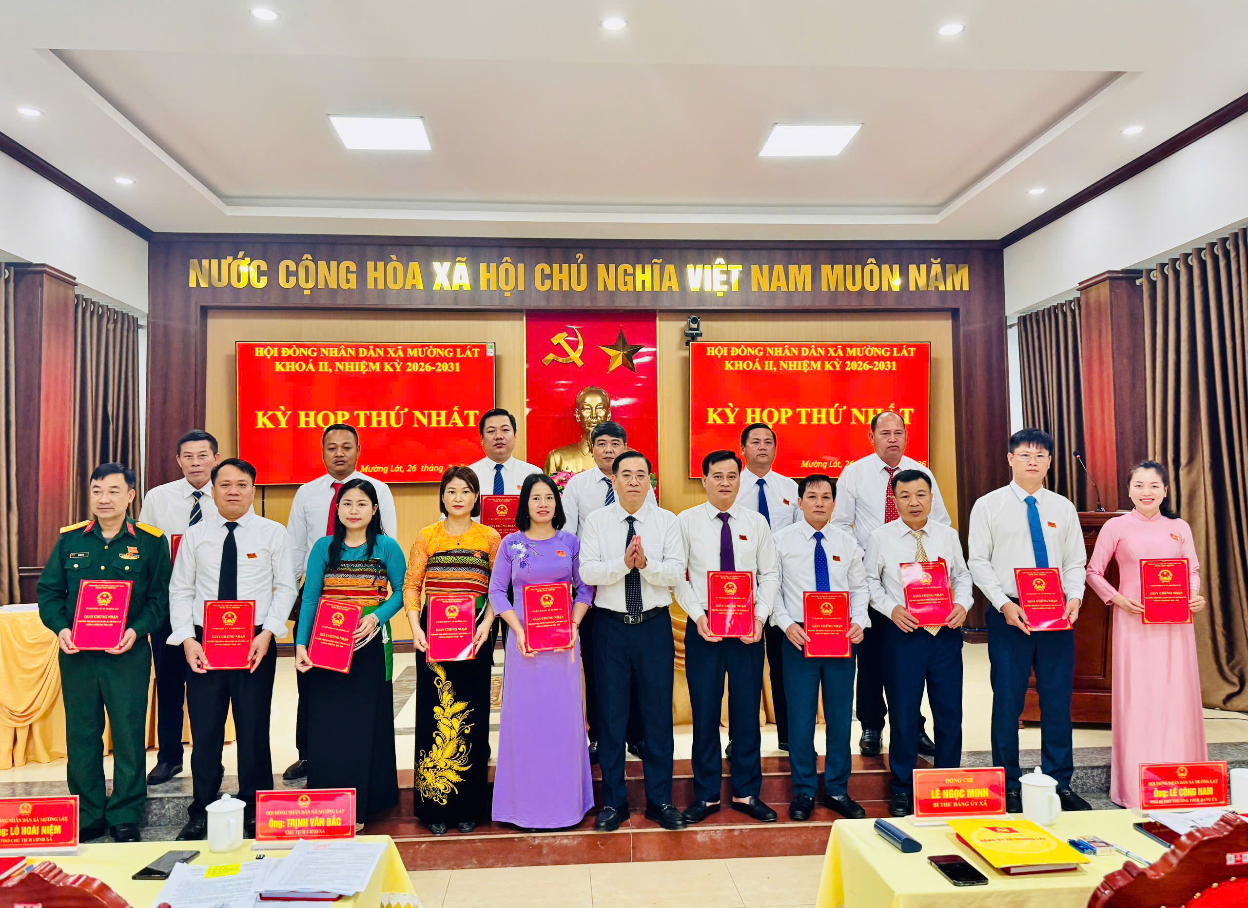 Kỳ họp thứ nhất HĐND xã Mường Lát khóa II, nhiệm kỳ 2026–2031