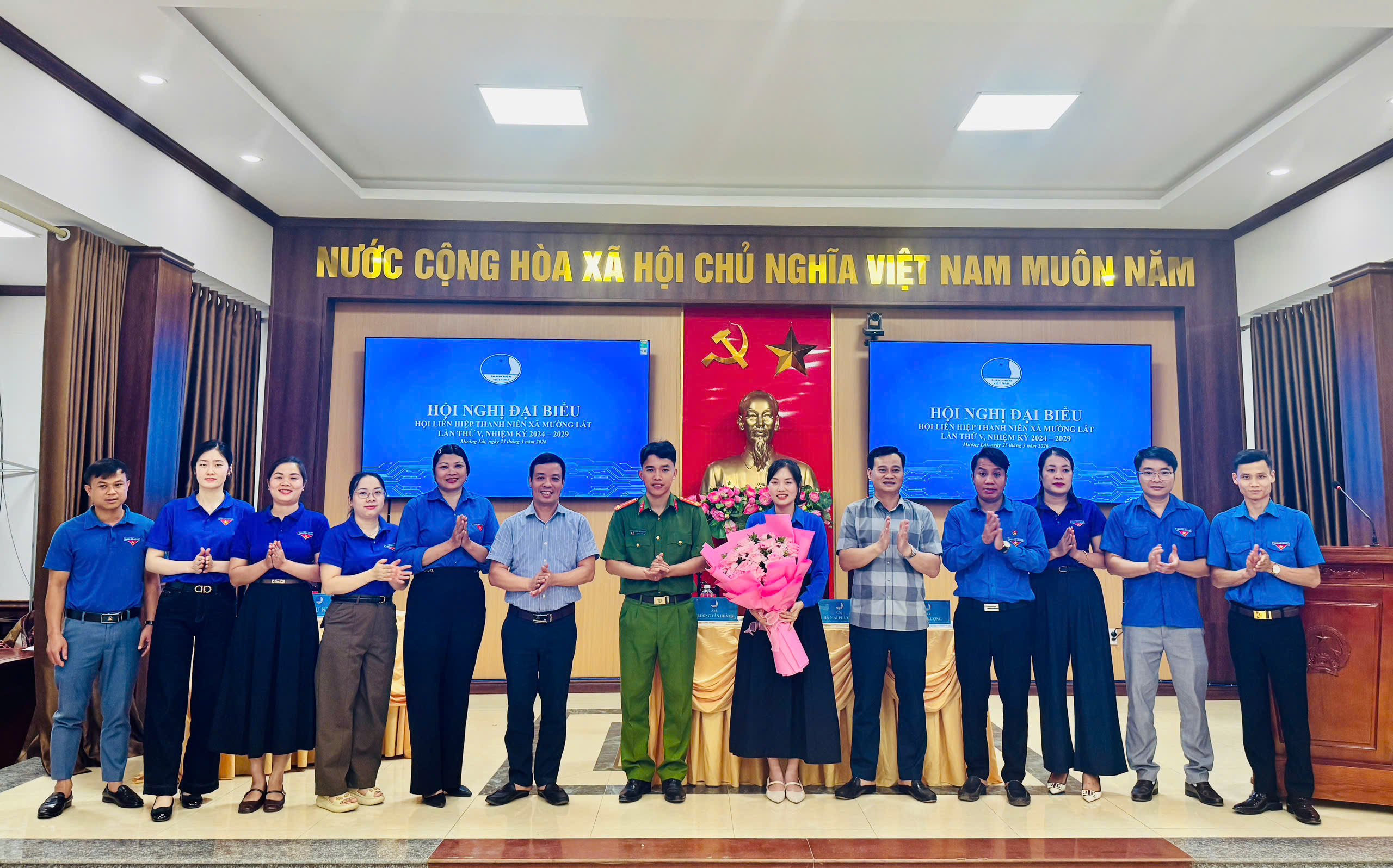 Hội nghị đại biểu Hội LHTN Việt Nam xã Mường Lát lần thứ V, nhiệm kỳ 2024 - 2029 