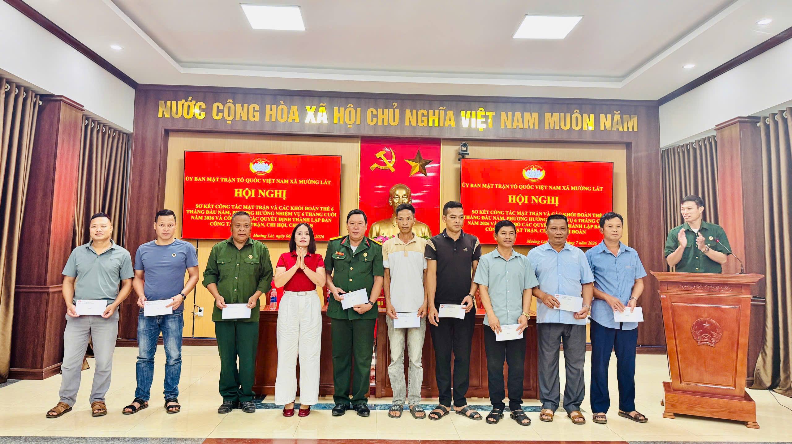 Xã Mường Lát sơ kết công tác Mặt trận và các tổ chức chính trị - xã hội 6 tháng đầu năm 2026