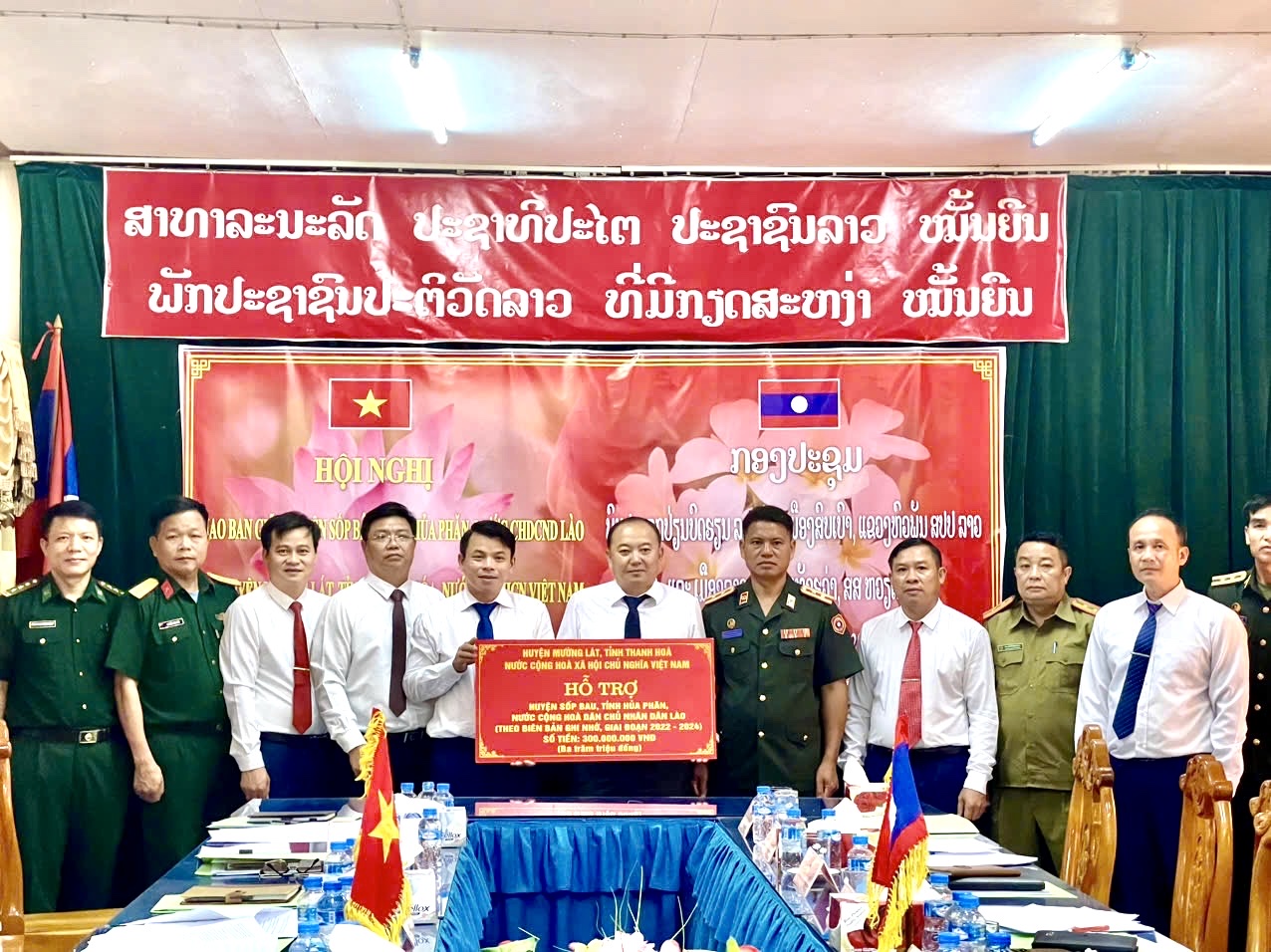 Huyện Mường Lát hỗ trợ huyện Sốp Bâu theo biên bản ghi nhớ, giai đoạn 2022 - 2024