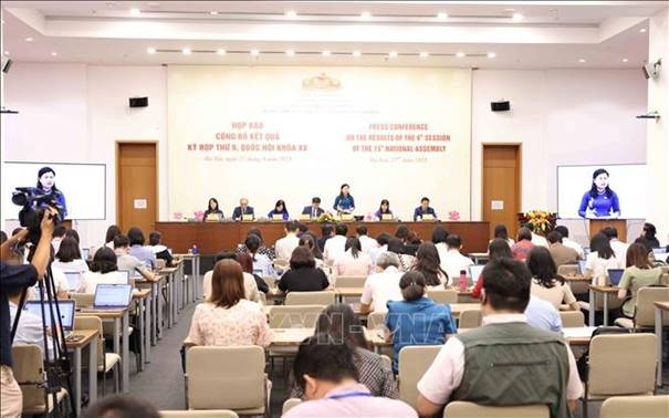 Description: Quang cảnh họp báo. Ảnh: Phương Hoa/TTXVN