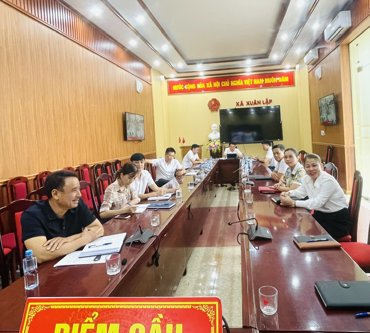 Xã Xuân Lập tham dự Hội nghị tập huấn trực tuyến toàn tỉnh cho cán bộ công chức cấp xã về các lĩnh vực kinh tế - xã hội