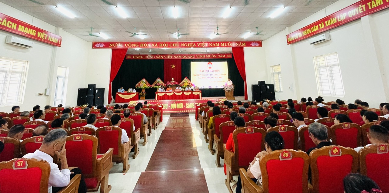 Phiên thứ nhất Đại hội đại biểu MTTQ xã Xuân Lập lần thứ I, Nhiệm kỳ 2025 - 2030