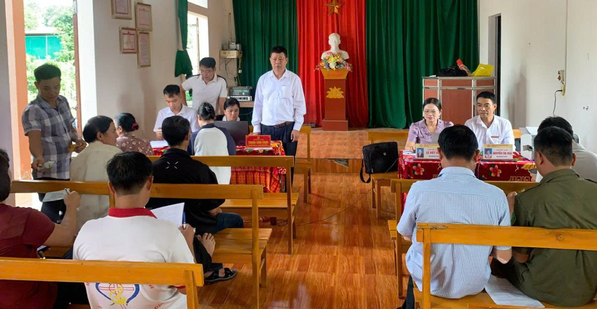 Tiếp tục triển khai mô hình “ Dịch vụ công lưu động” tại xã Xuân Tín