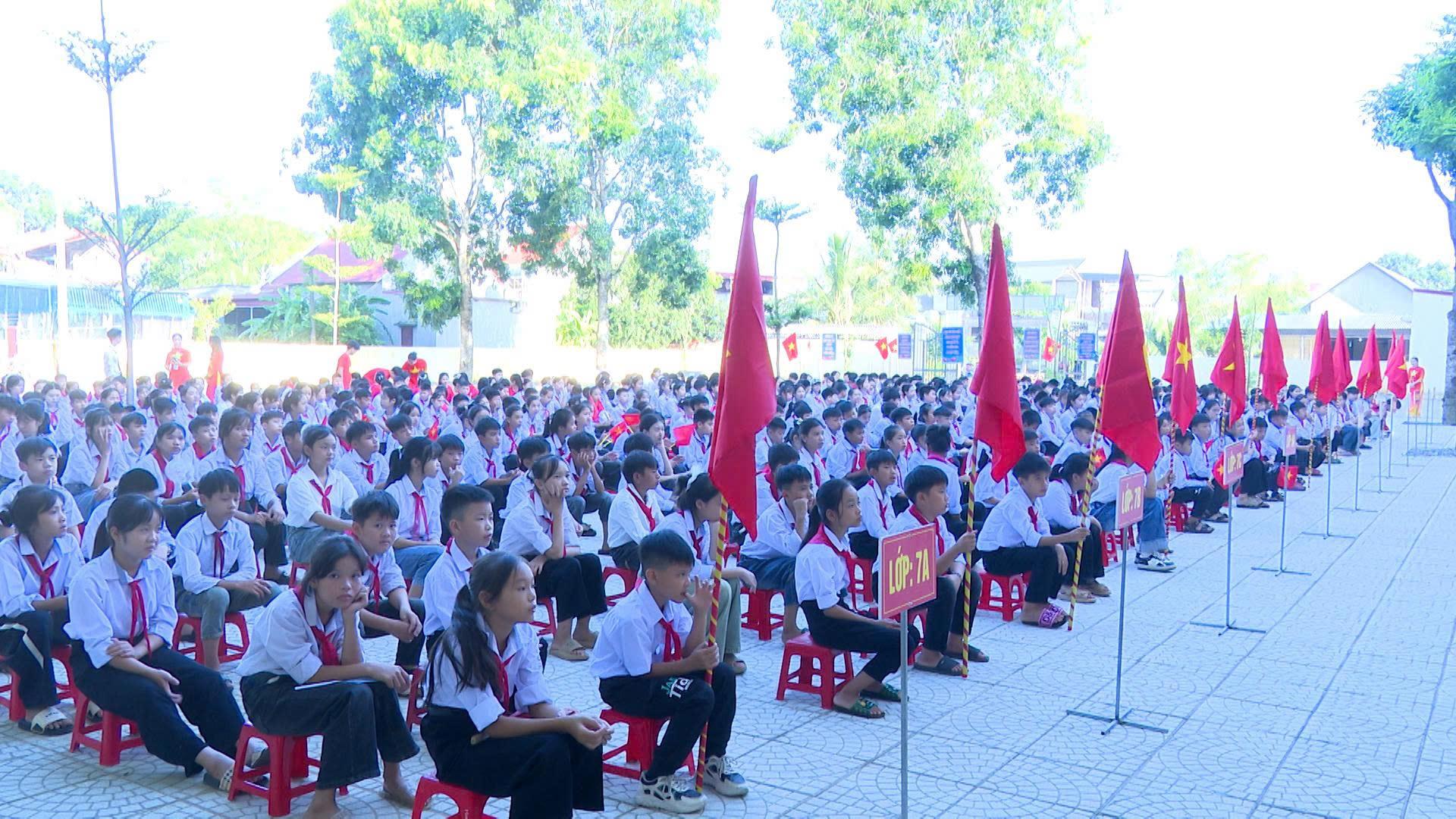 Các trường học trên địa bàn xã Xuân Tín tham dự Lễ Kỷ niệm 80 năm truyền thống ngành Giáo dục và Khai giảng năm học 2025-2026