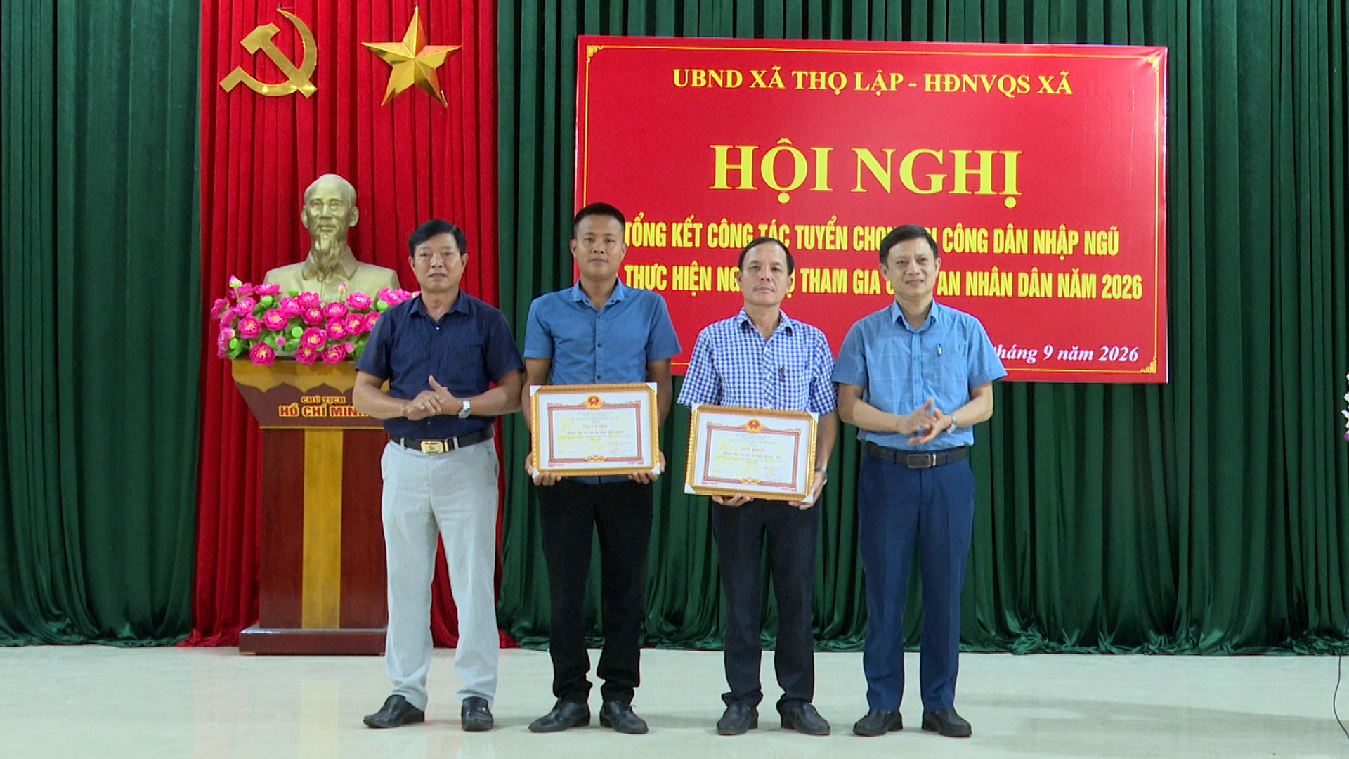 Xã Thọ Lập triển khai công tác tuyển quân năm 2027