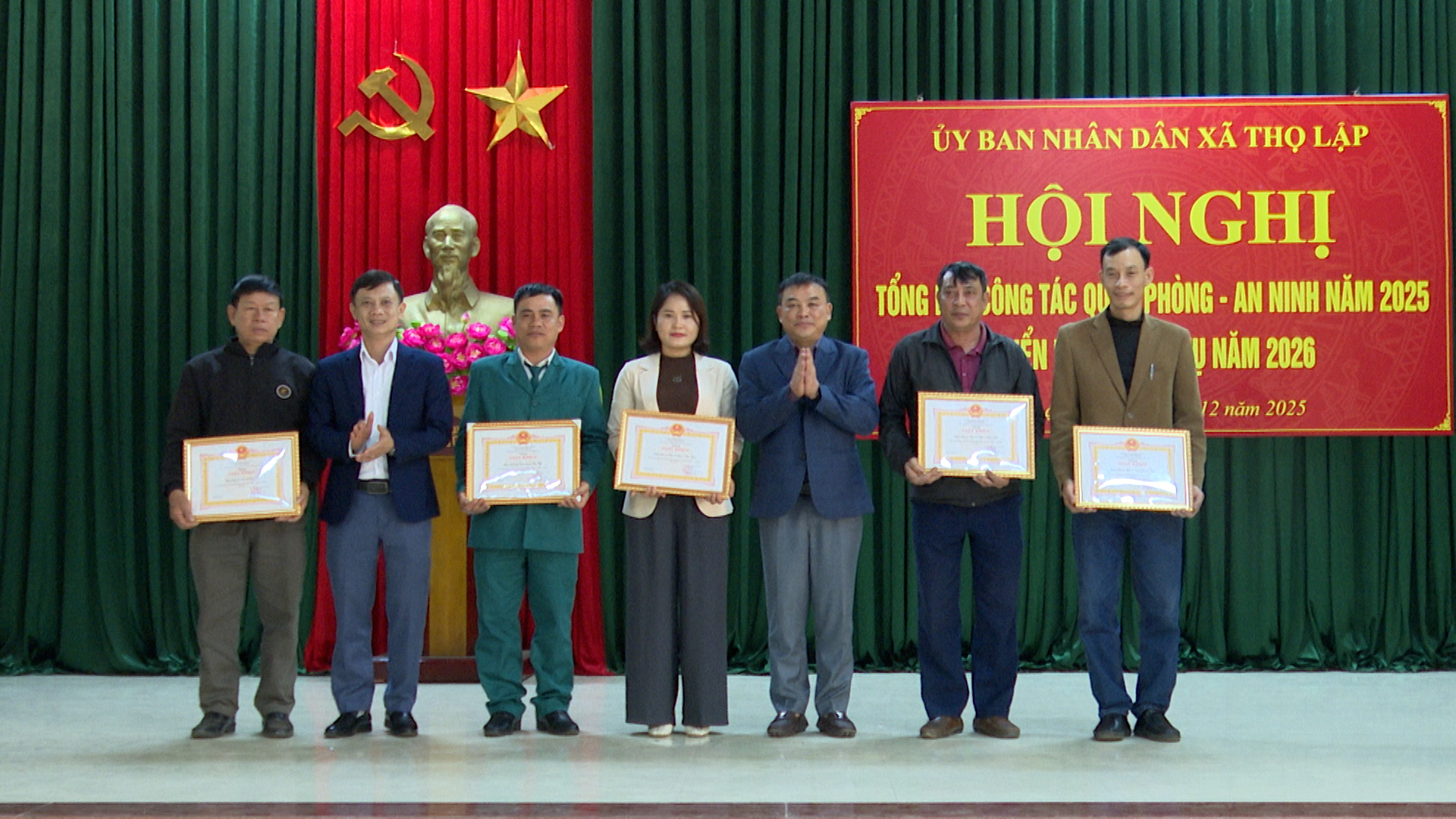 Xã Thọ Lập: Tổng kết công tác Quốc phòng - An ninh năm 2025, triển khai nhiệm vụ năm 2026 