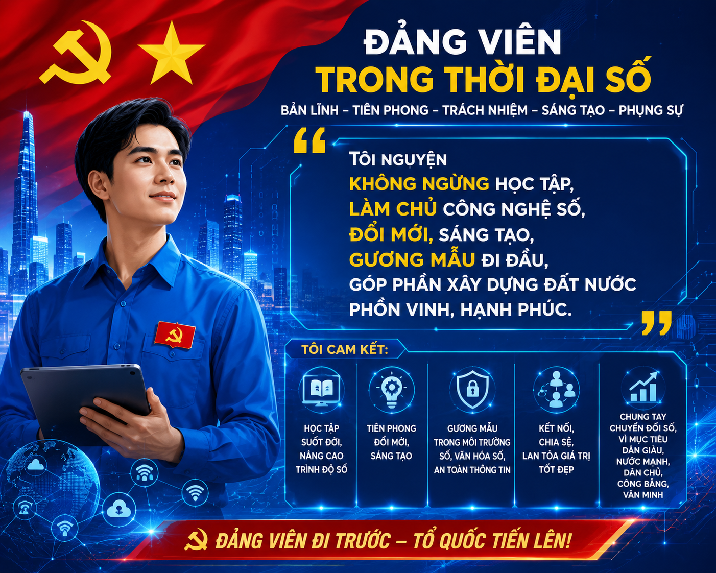 Phát ngôn của đảng viên trong thời đại số