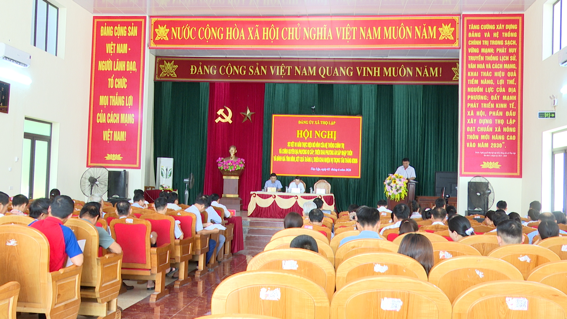 Ban Thường vụ Đảng ủy xã Thọ Lập: Hội nghị cán bộ chủ chốt để triển khai thực hiện các nội dung thuộc thẩm quyền