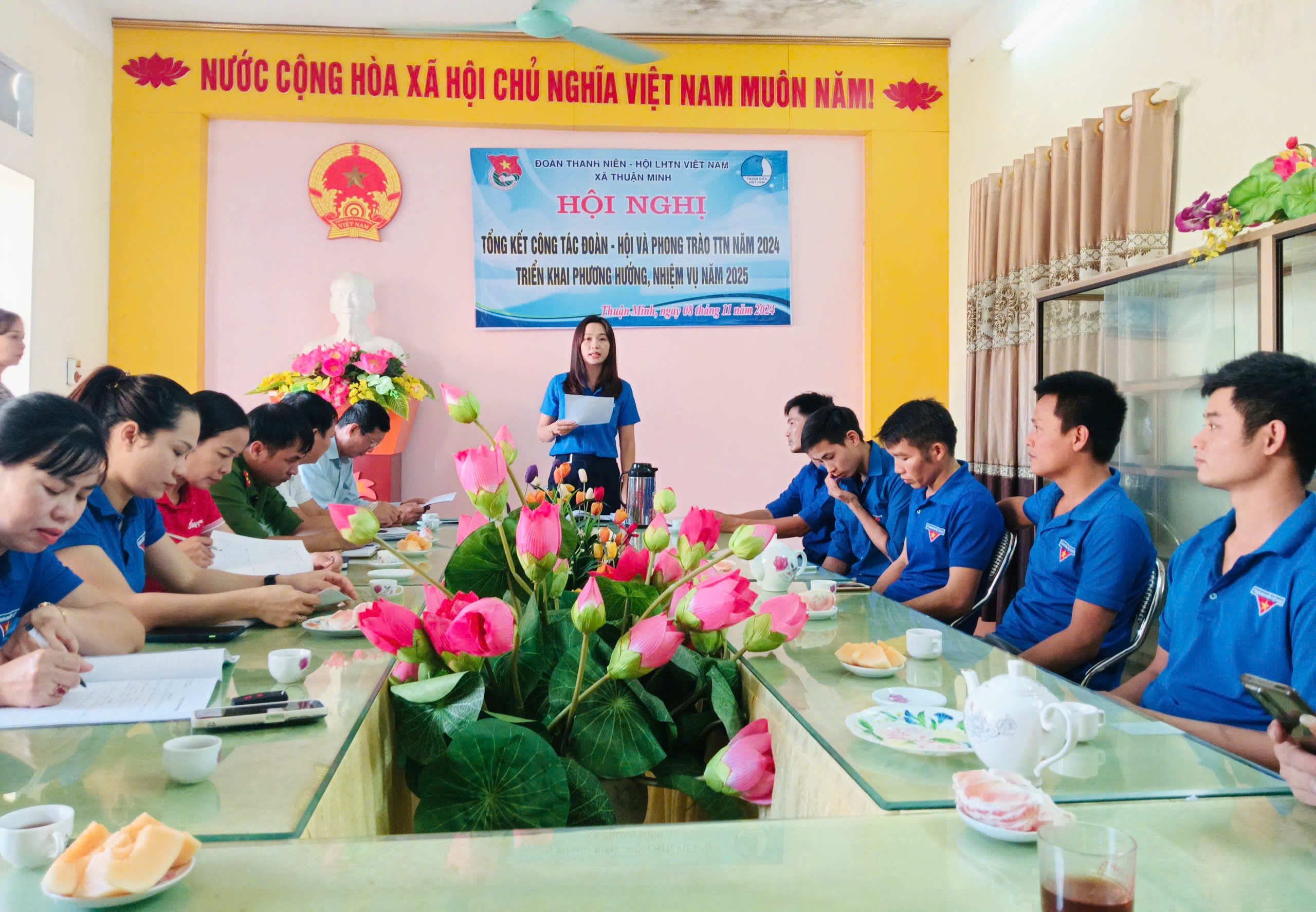 HỘI NGHỊ TỔNG KẾT CÔNG TÁC ĐOÀN  -HỘI VÀ PHONG TRÀO THANH THIẾU NHI NĂM 2024;  TRIỂN KHAI CHƯƠNG TRÌNH CÔNG TÁC NĂM 2025