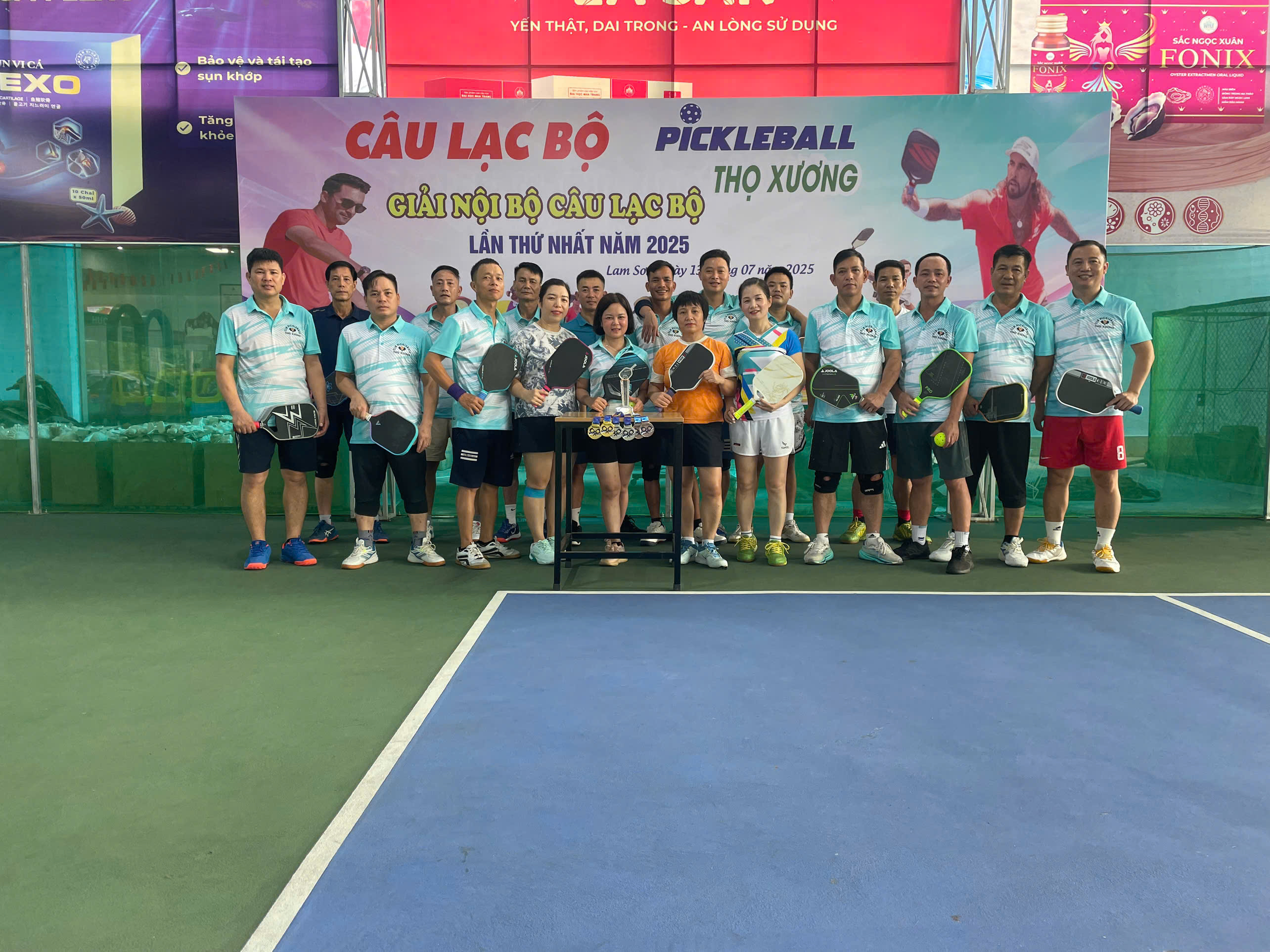 GIẢI NỘI BỘ LẦN THỨ NHẤT NĂM 2025 CỦA CÂU LẠC BỘ PICKLEBALL THỌ XƯƠNG - XÃ LAM SƠN DIỄN RA THÀNH CÔNG TỐT ĐẸP