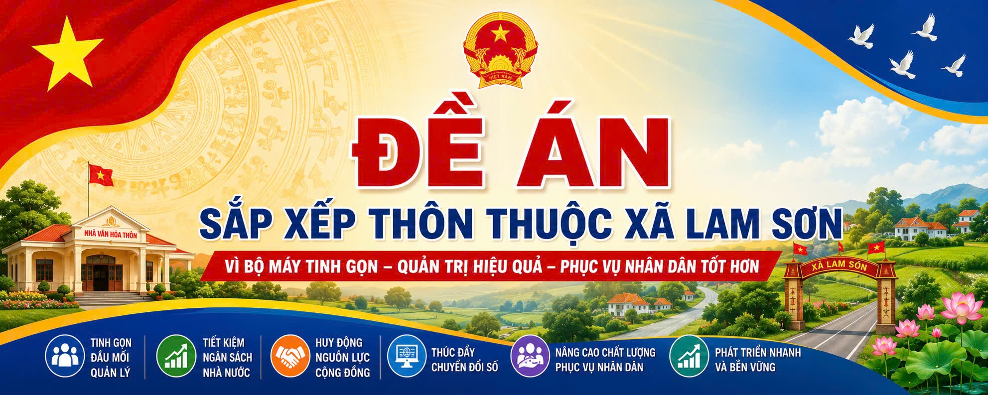 Đề án sắp xếp thôn thuộc xã Lam Sơn
