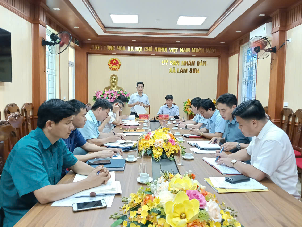 Hội nghị thông qua dự thảo Báo cáo giám sát của UBKT Tỉnh ủy Thanh Hóa đối với Ban Thường vụ Đảng ủy xã Lam Sơn