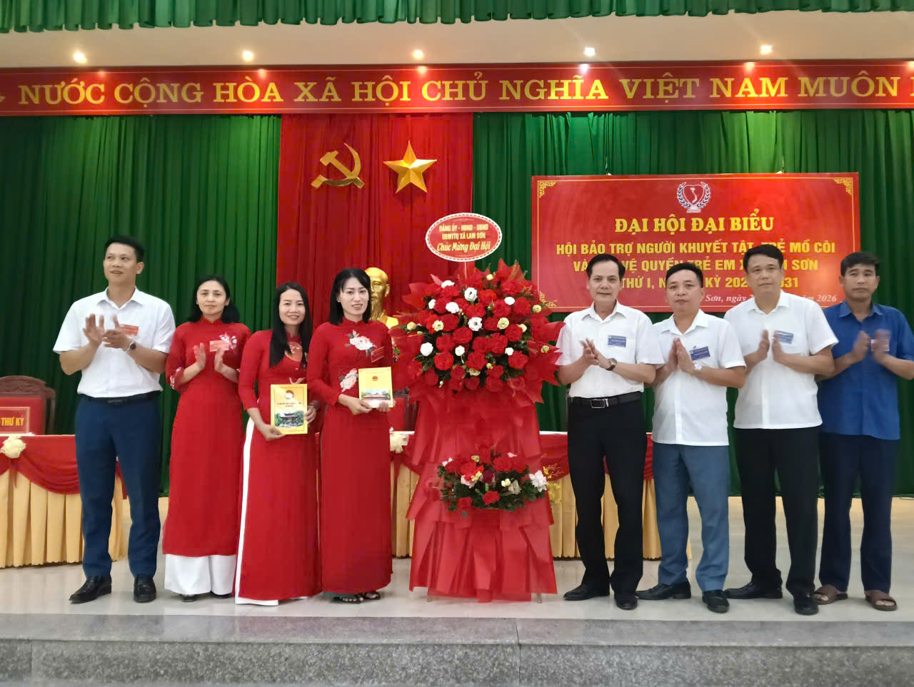 Đại hội Hội Bảo trợ người khuyết tật, trẻ mồ côi và bảo vệ quyền trẻ em xã Lam Sơn lần thứ I, nhiệm kỳ 2026-2031