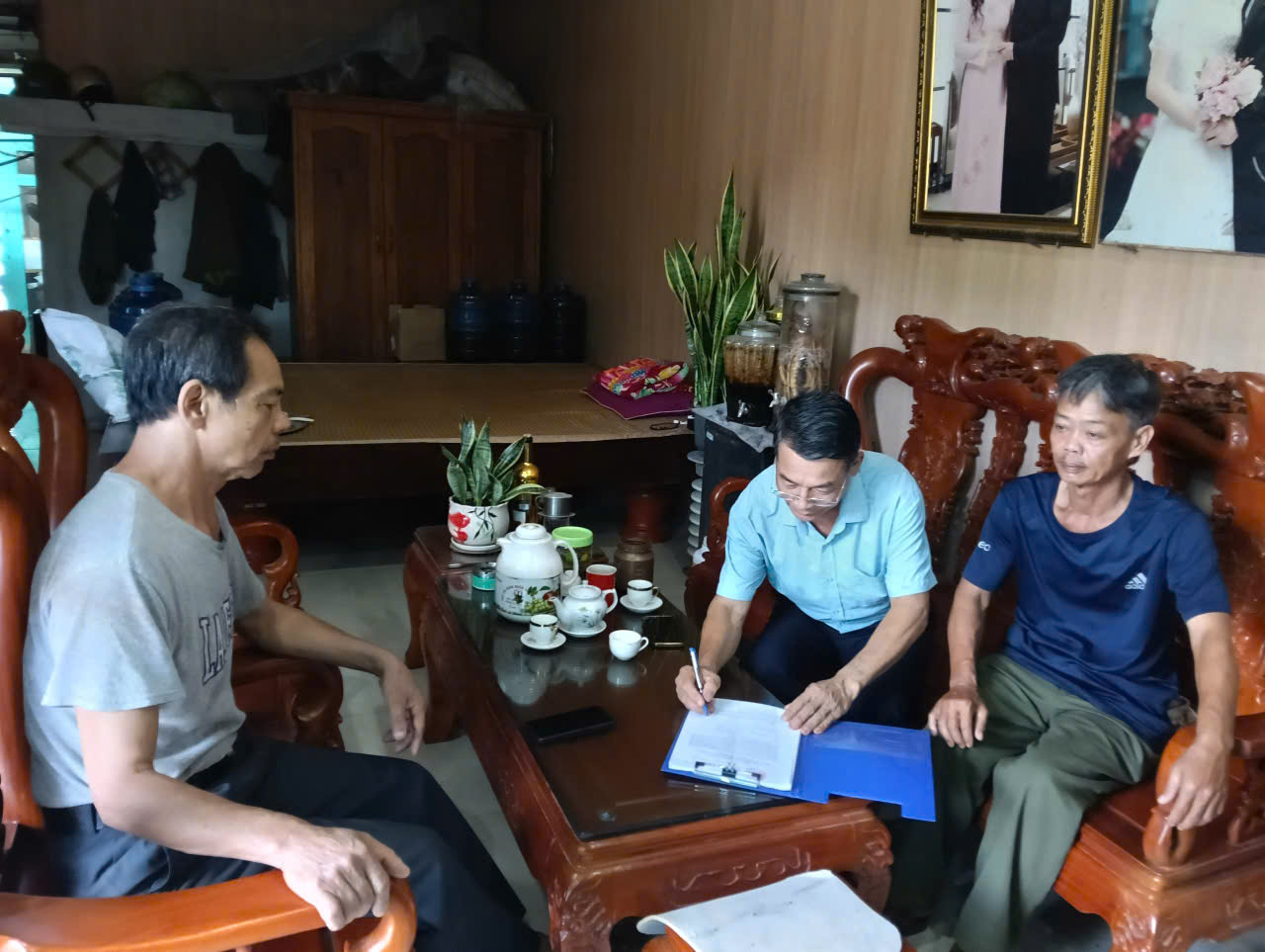 Xã Lam Sơn tích cực triển khai lấy ý kiến Nhân dân về sắp xếp thôn