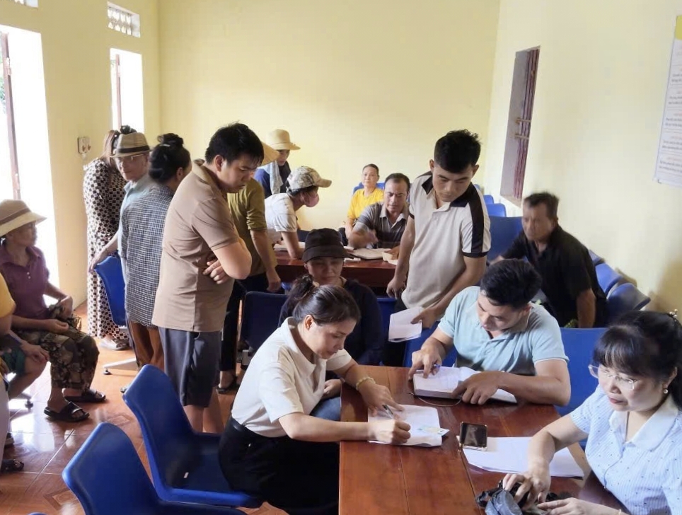 Niềm vui của Nhân dân xã Sao Vàng trong dịp tết độc lập 