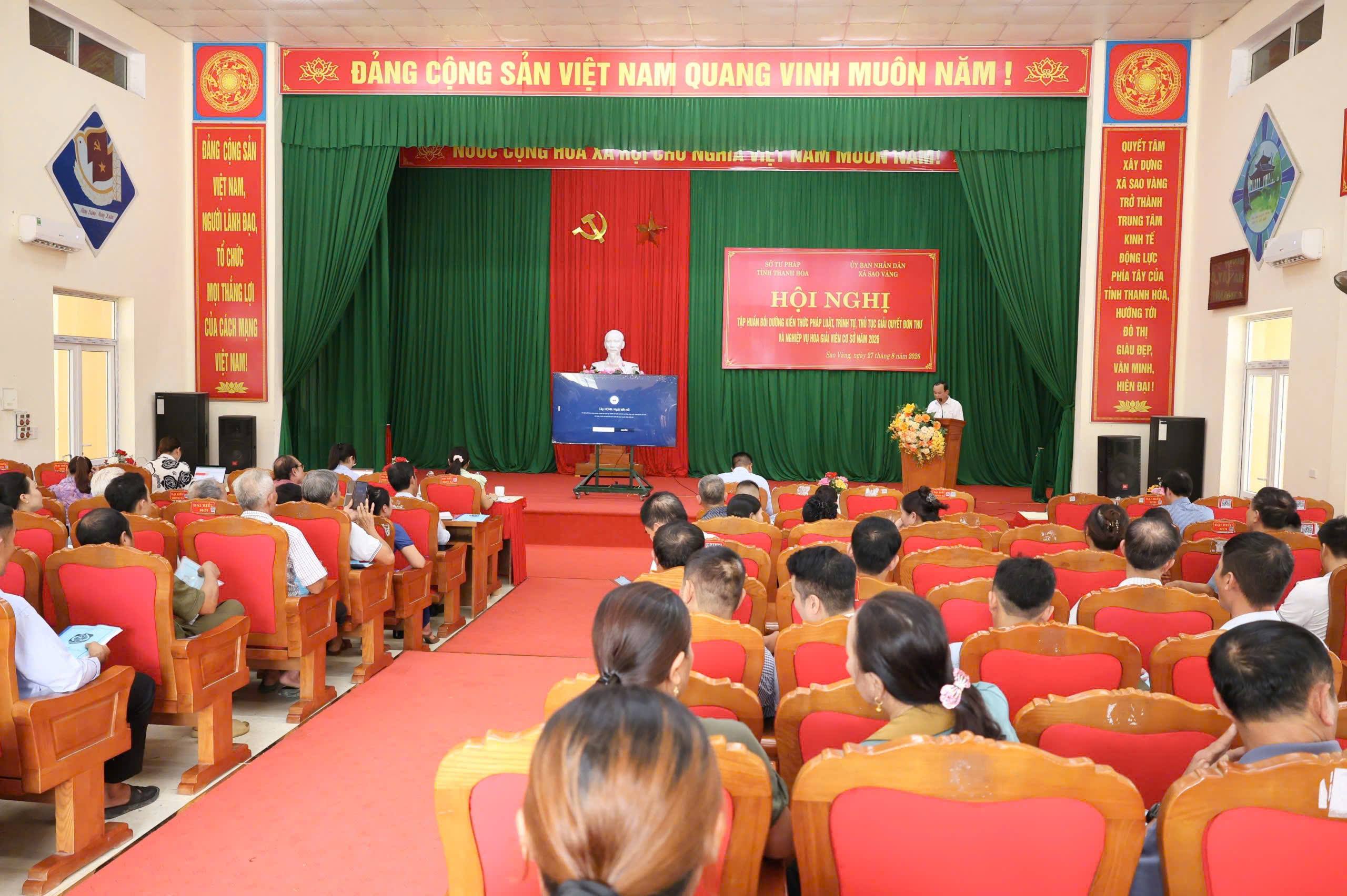 Hội nghị tập huấn, bồi dưỡng nghiệp vụ giải quyết đơn thư, hòa giải ở cơ sở