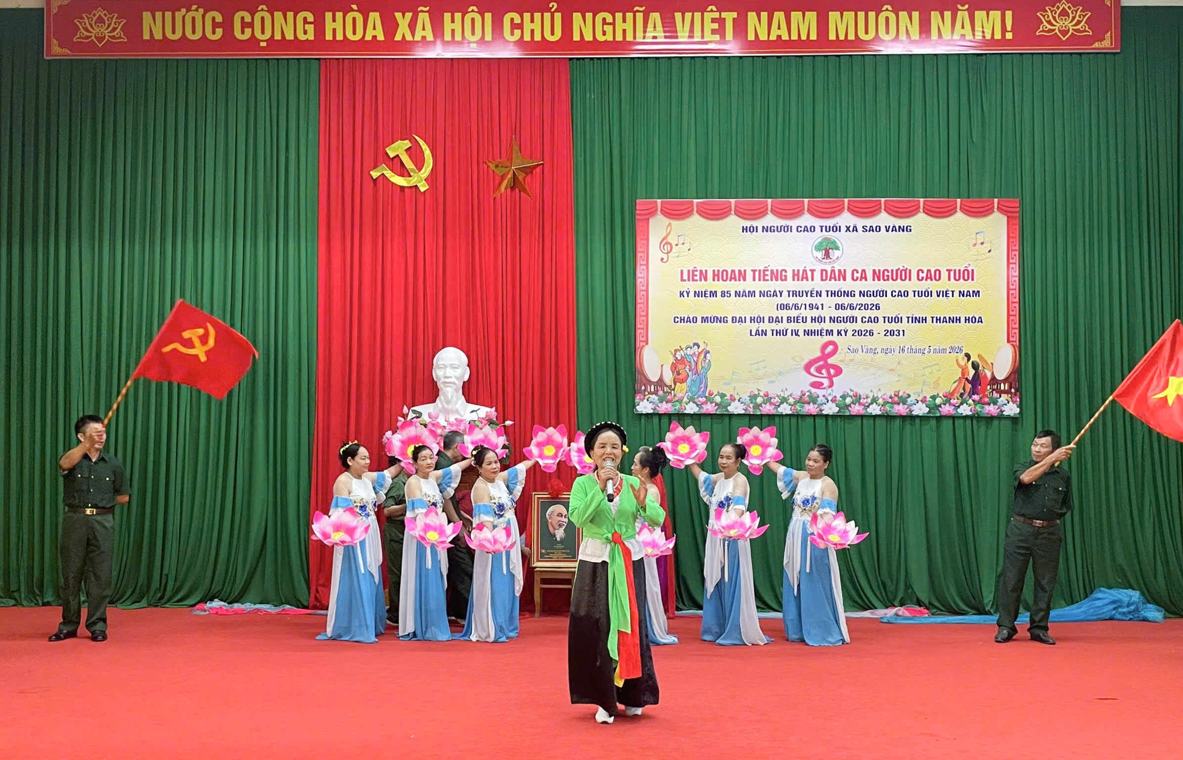 Hội NCT xã Sao Vàng: Phát huy vai trò "Tuổi cao - Gương sáng"