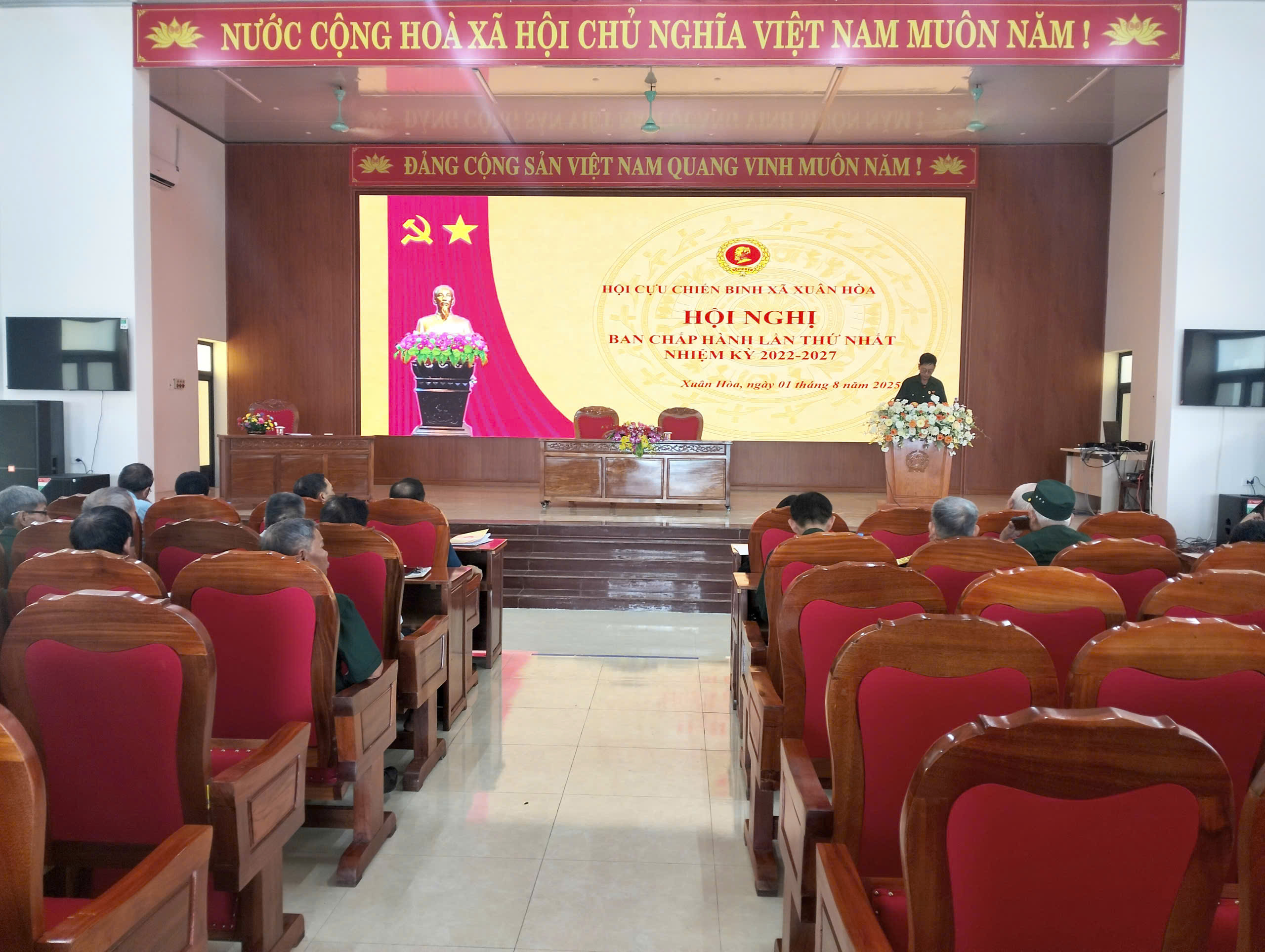 HỘI CỰU CHIẾN BINH XÃ XUÂN HOÀ: HỘI NGHỊ BAN CHẤP HÀNH LẦN THỨ NHẤT, NHIỆM KỲ 2022 – 2027.