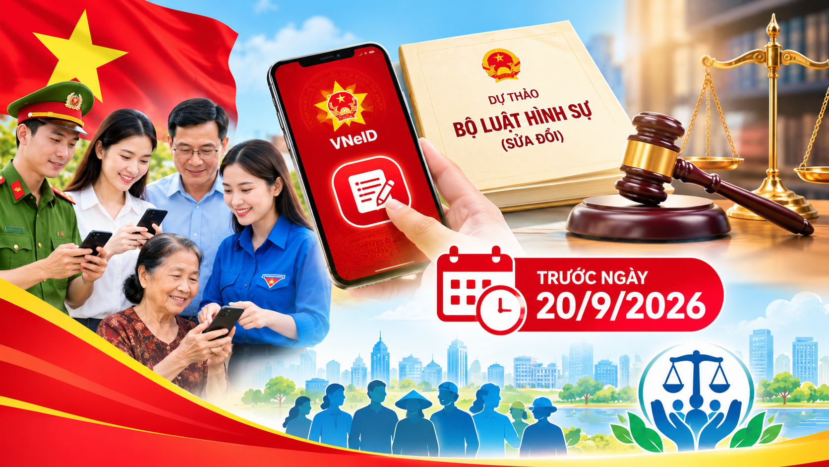 Xã  Xuân Hoà tuyên truyền tham gia góp ý dự thảo Bộ luật Hình sự (sửa đổi)