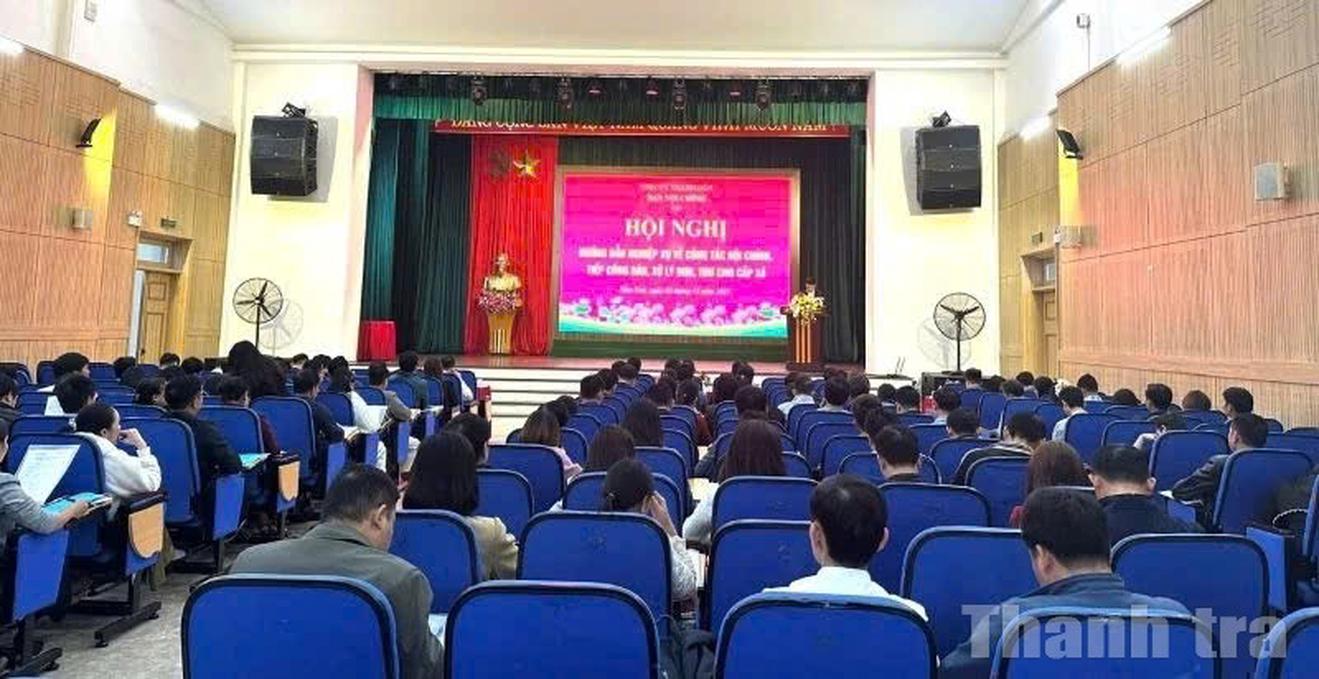 Thanh Hóa tập huấn nghiệp vụ xử lý đơn thư, tiếp công dân cho cán bộ cấp xã