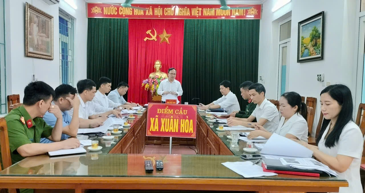 Xã Xuân Hòa: Tổ chức Hội nghị giao ban UBND xã tuần thứ 14 năm 2026