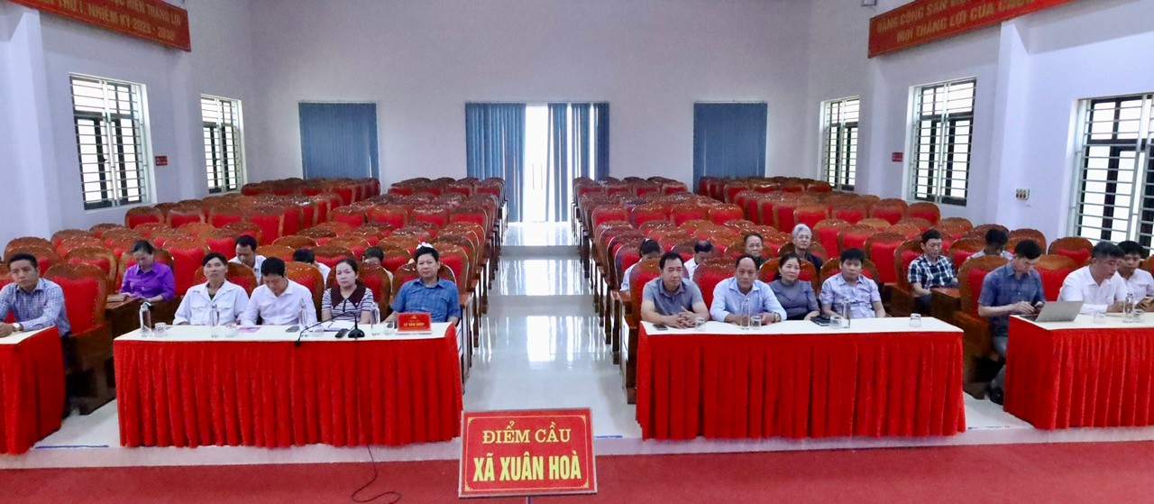 Xã Xuân Hoà tham dự Hội nghị tập huấn hướng dẫn, hỗ trợ kỹ thuật, khai thác, sử dụng hệ thống IOC.