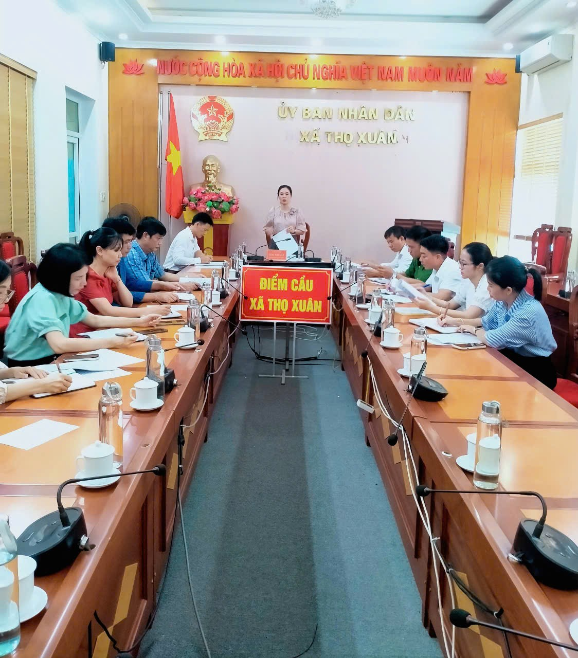 UBND xã Thọ Xuân tổ chức hội nghị triển khai Kế hoạch các hoạt động kỷ niệm 78 năm Ngày Thương binh - Liệt sĩ (27/7/1947 – 27/7/2025)