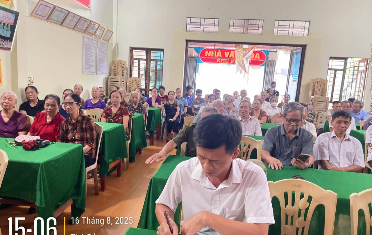 Thôn Xuân Khang (khu phố 5 cũ), xã Thọ Xuân Xuân tổ chức Ngày hội Toàn dân bảo vệ an ninh Tổ quốc năm 2025