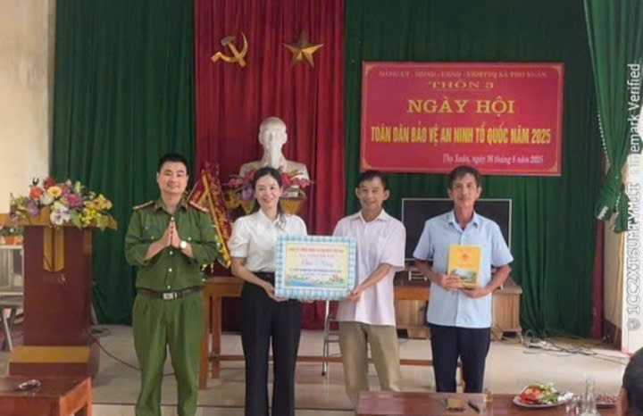 Thôn Xuân Phả 3, xã Thọ Xuân Xuân tổ chức Ngày hội Toàn dân bảo vệ an ninh Tổ quốc năm 2025