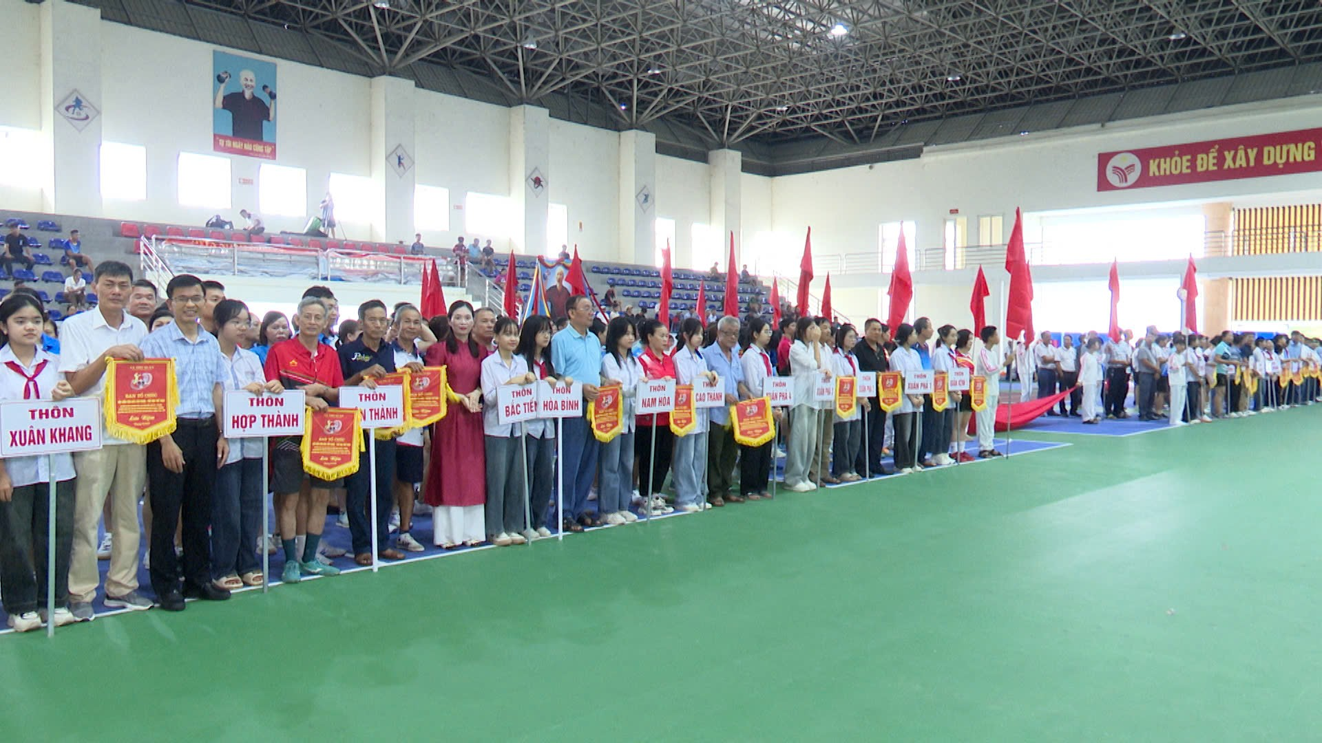 Xã Thọ Xuân: Khai mạc Đại hội Thể dục thể lần thứ Nhất, Kỷ niệm 80 năm Cách mạng Tháng Tám (19/8/1945-19/8/2025) và Quốc khánh nước Cộng hòa xã hội Chủ nghĩa Việt Nam (02/9/1945-02/9/2025); Chào mừng thành công Đại hội  Đảng bộ xã lần thứ I, nhiệm kỳ 2025-2030
