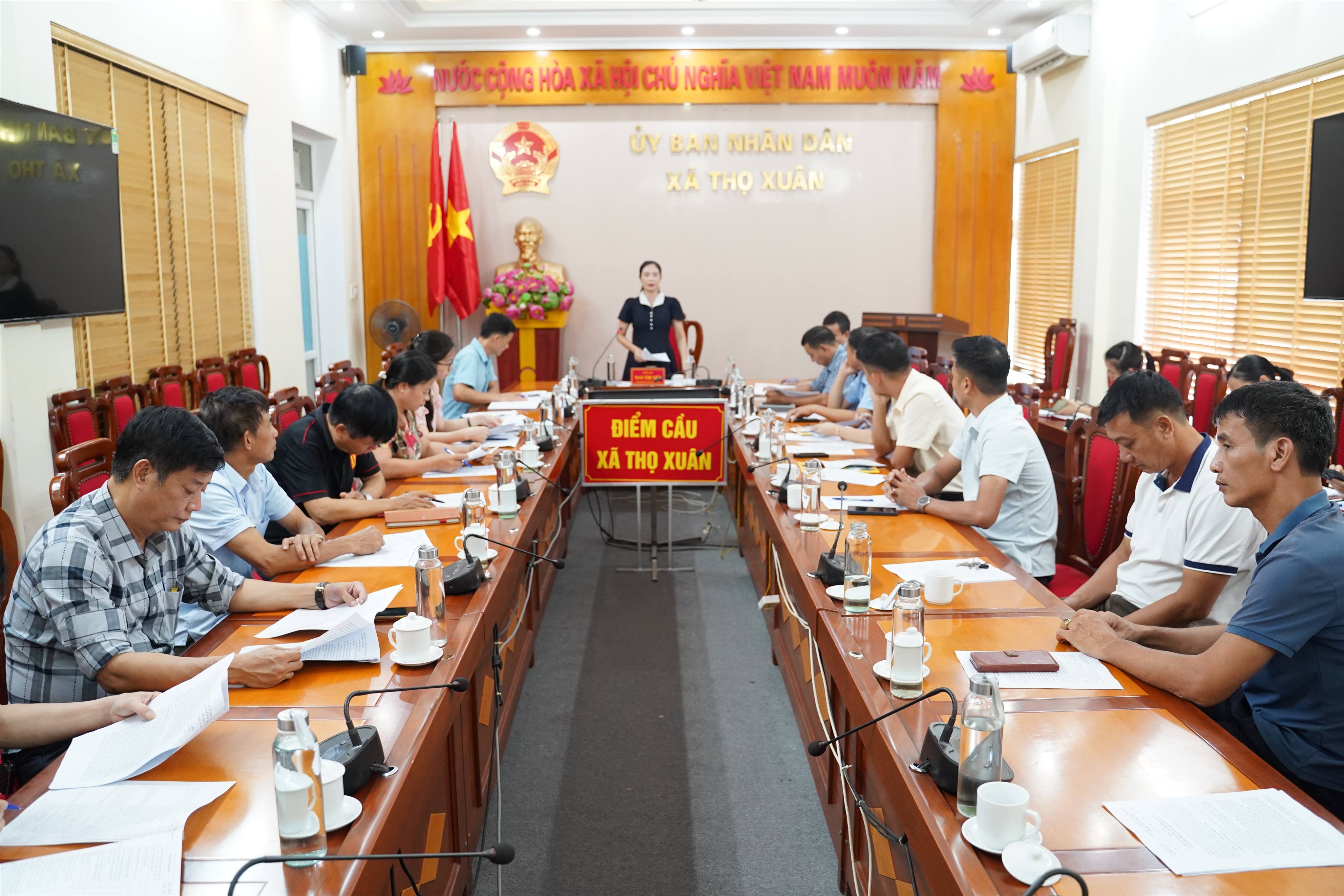 Xã Thọ Xuân: Hội nghị giao ban đánh giá, chấm điểm các tiêu chí xã ATTP năm 2026 
