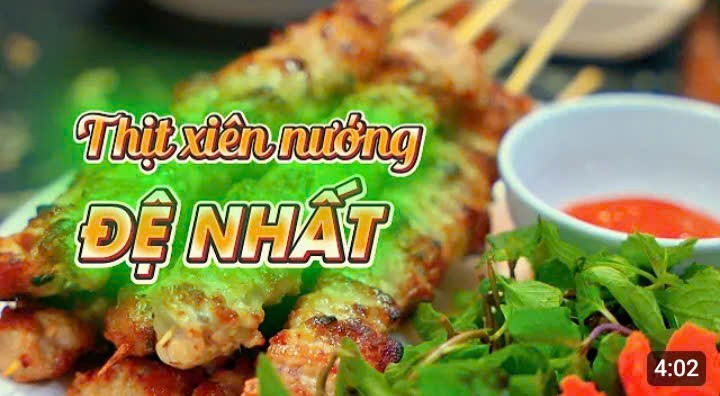 Thịt xiên nướng Đệ Nhất xã Thọ Xuân - sản phẩm OCOP 3 sao cấp tỉnh