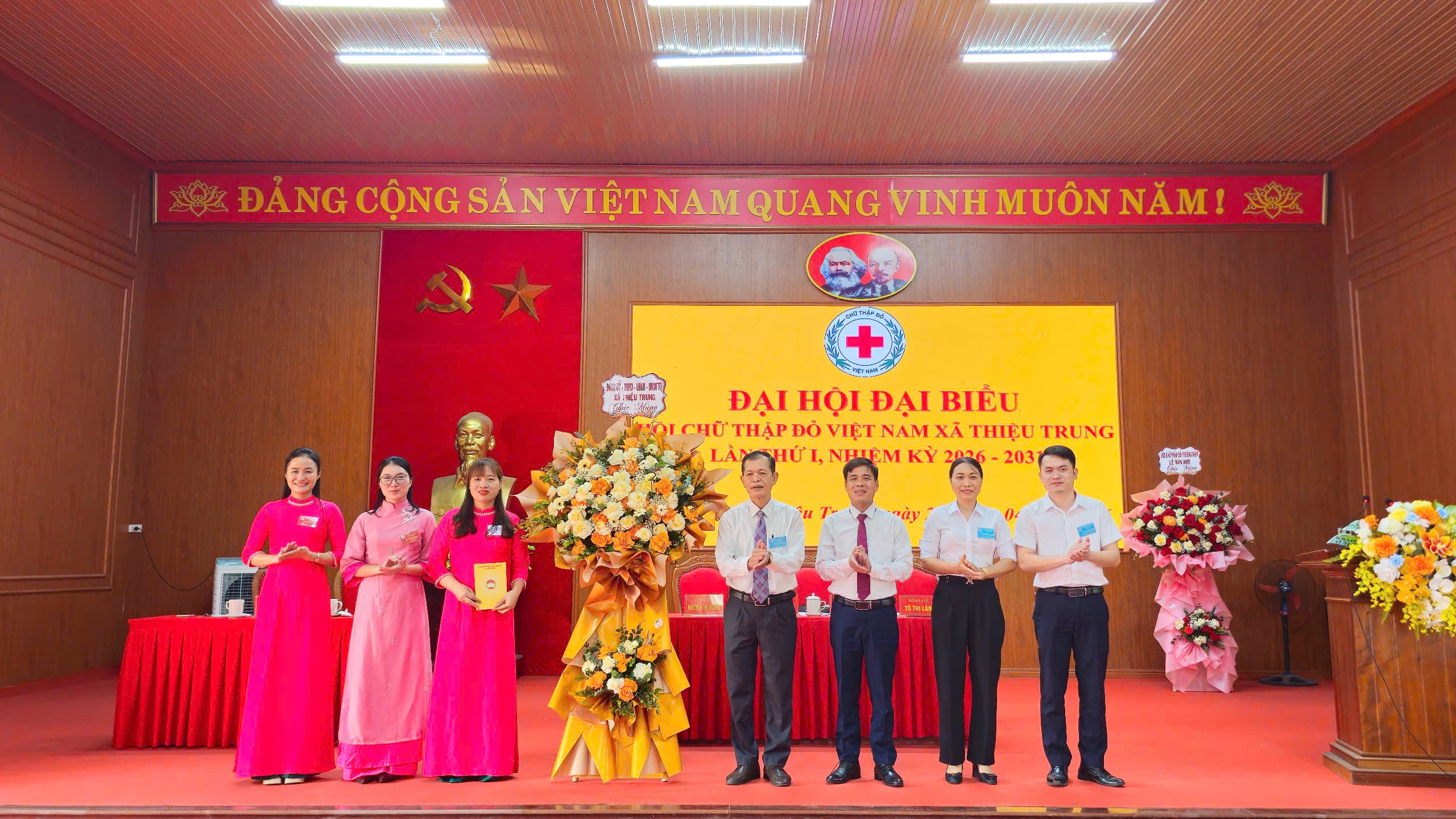 ĐẠI HỘI ĐẠI BIỂU HỘI CHỮ THẬP ĐỎ XÃ THIỆU TRUNG LẦN THỨ I, NHIỆM KỲ 2026 – 2031