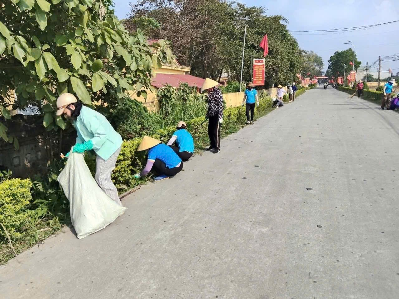 Hội LHPN xã Thiệu Trung: Lan tỏa những hành động đẹp vì môi trường và cộng đồng
