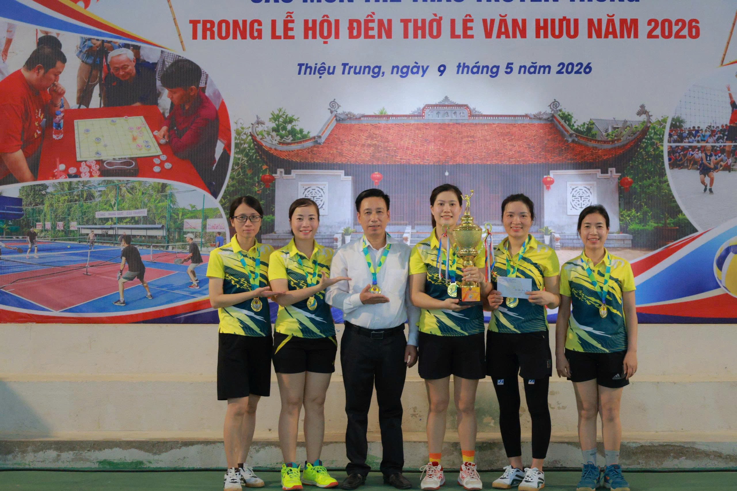 SÔI NỔI HỘI THAO TRONG LỄ HỘI ĐỀN THỜ LÊ VĂN HƯU NĂM 2026 Lan tỏa tinh thần đoàn kết – khỏe để xây dựng quê hương