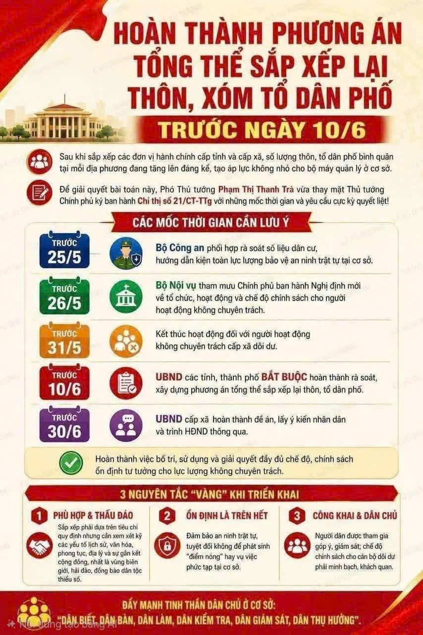 XÃ THIỆU TRUNG TRIỂN KHAI RÀ SOÁT, XÂY DỰNG PHƯƠNG ÁN SẮP XẾP THÔN, XÓM THEO CHỈ THỊ SỐ 21/CT-TTg CỦA THỦ TƯỚNG CHÍNH PHỦ