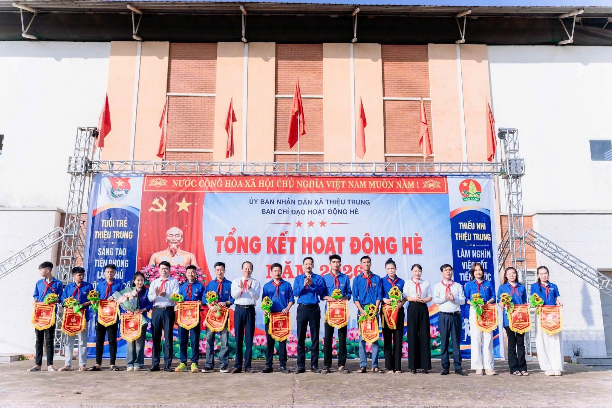 Thiệu Trung sôi nổi khai mạc Hội quân hè năm 2026