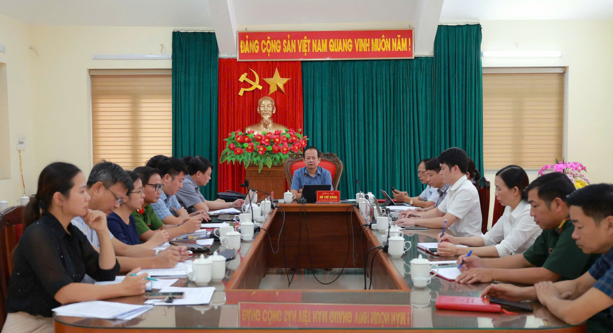 Ban Thường vụ Đảng ủy xã Thiệu Trung cho ý kiến, thống nhất nhiều nội dung quan trọng