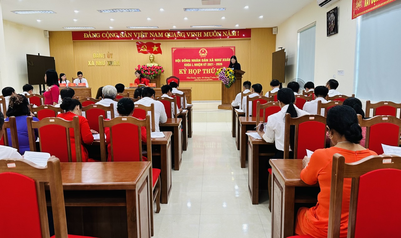Hội đồng nhân dân xã Như Xuân tổ chức kỳ họp thứ hai, khóa I, nhiệm kỳ 2021-2026 