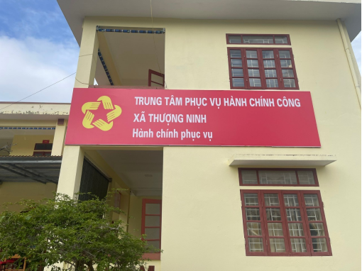 Trung tâm Hành chính công xã Thượng Ninh: Minh bạch – Hiện đại – Thân thiện