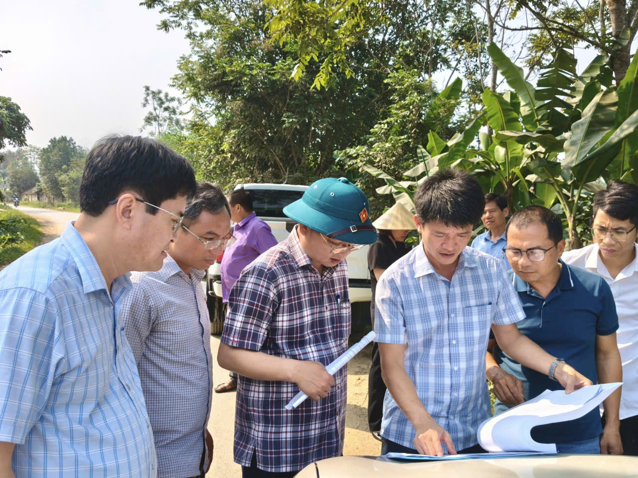 Đảng ủy xã Thượng Ninh làm việc với một số doanh nghiệp và đơn vị liên quan để nắm tình hình, kịp thời tháo gỡ khó khăn, vướng mắc trong quá trình triển khai các dự án trên địa bàn xã