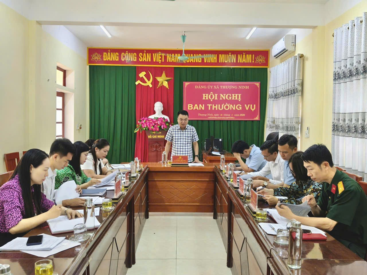 Hội nghị Ban Thường vụ Đảng ủy thảo luận, xem xét, cho ý kiến vào một số nội dung thuộc thẩm quyền