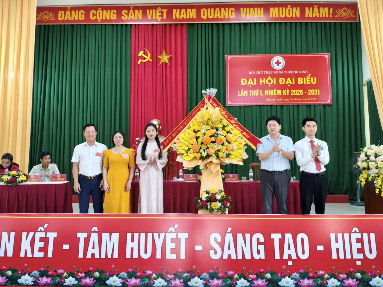 Hội Chữ thập đỏ xã Thượng Ninh tổ chức Đại hội đại biểu lần thứ I, nhiệm kỳ 2026 -2031