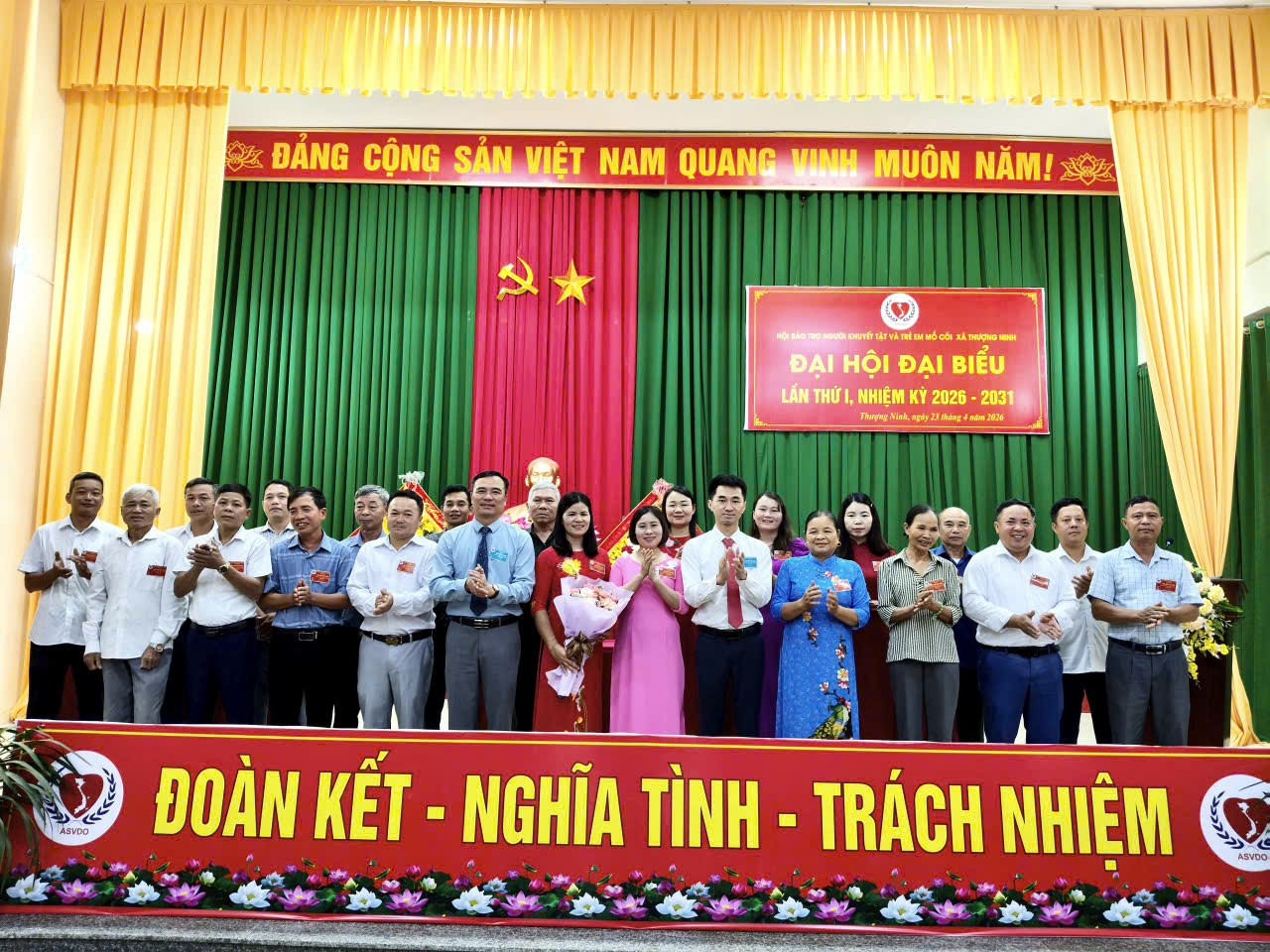 Đại hội hội bảo trợ người khuyết tật, trẻ mồ côi xã Thượng Ninh lần thứ I, nhiệm kỳ 2026-2031 thành công tốt đẹp
