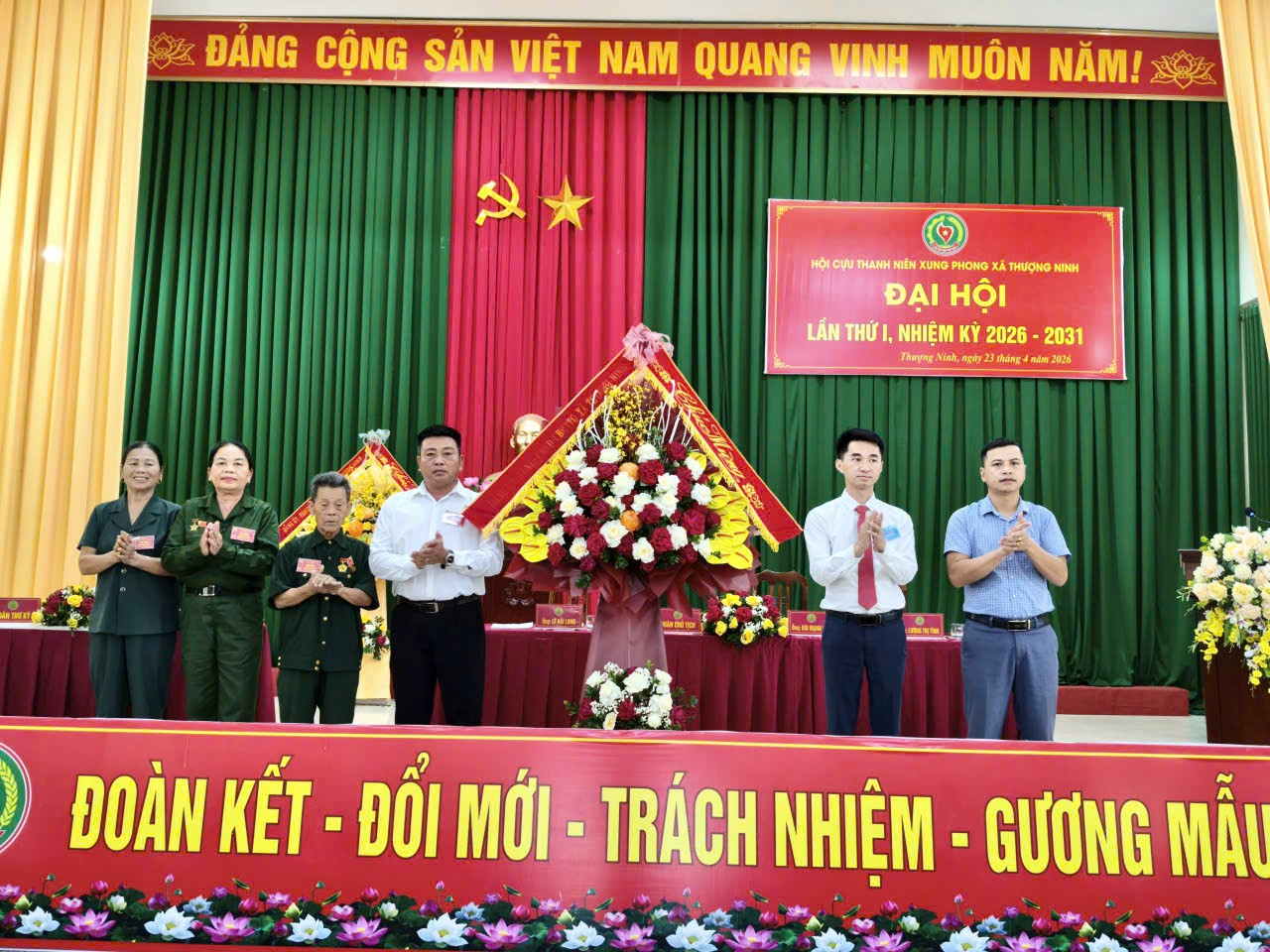 Đại hội Hội Cựu Thanh niên xung phong xã Thượng Ninh lần thứ I, nhiệm kỳ 2026–2031 thành công tốt đẹp