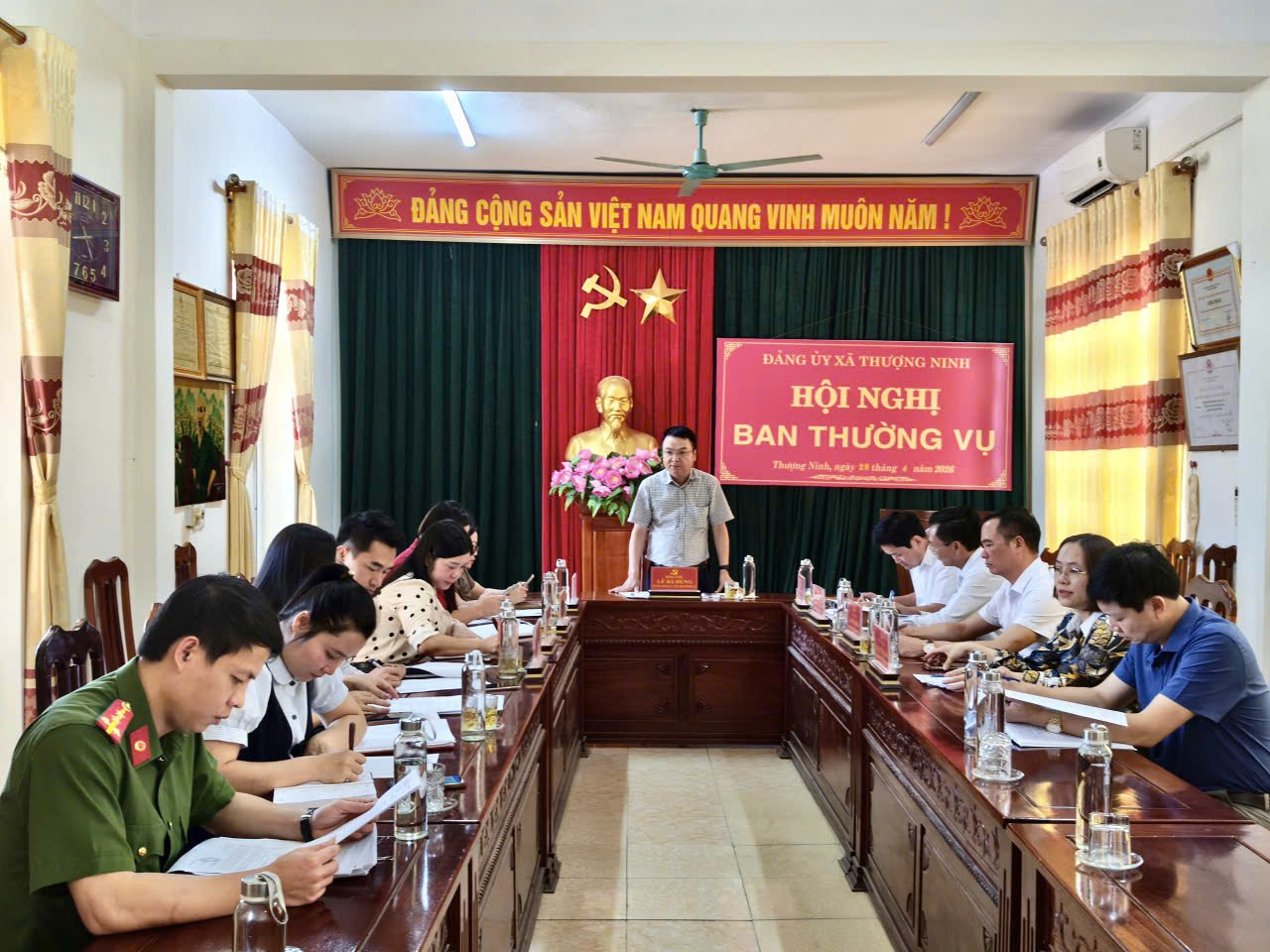 Hội nghị Ban Thường vụ Đảng ủy thường kỳ tháng 4/2026