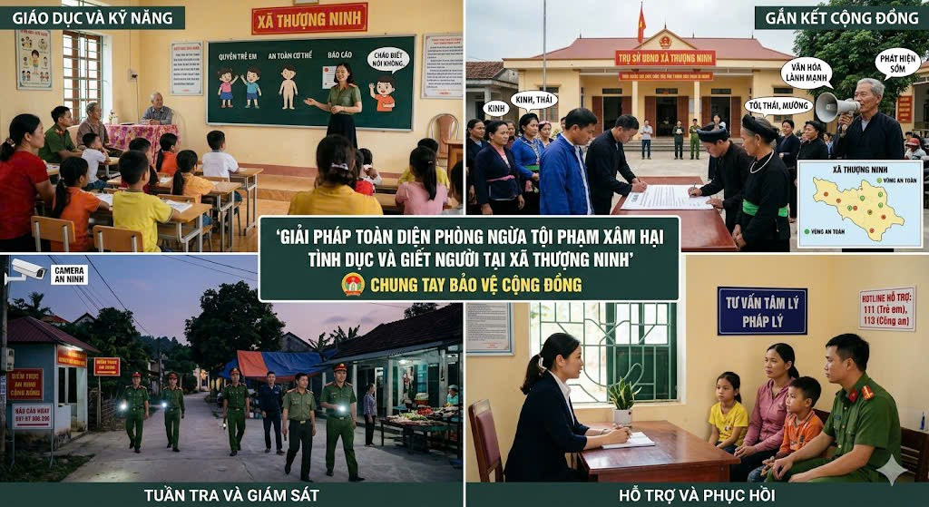 Thượng Ninh triển khai các giải pháp phòng ngừa tội phạm xâm hại tình dục và giết người