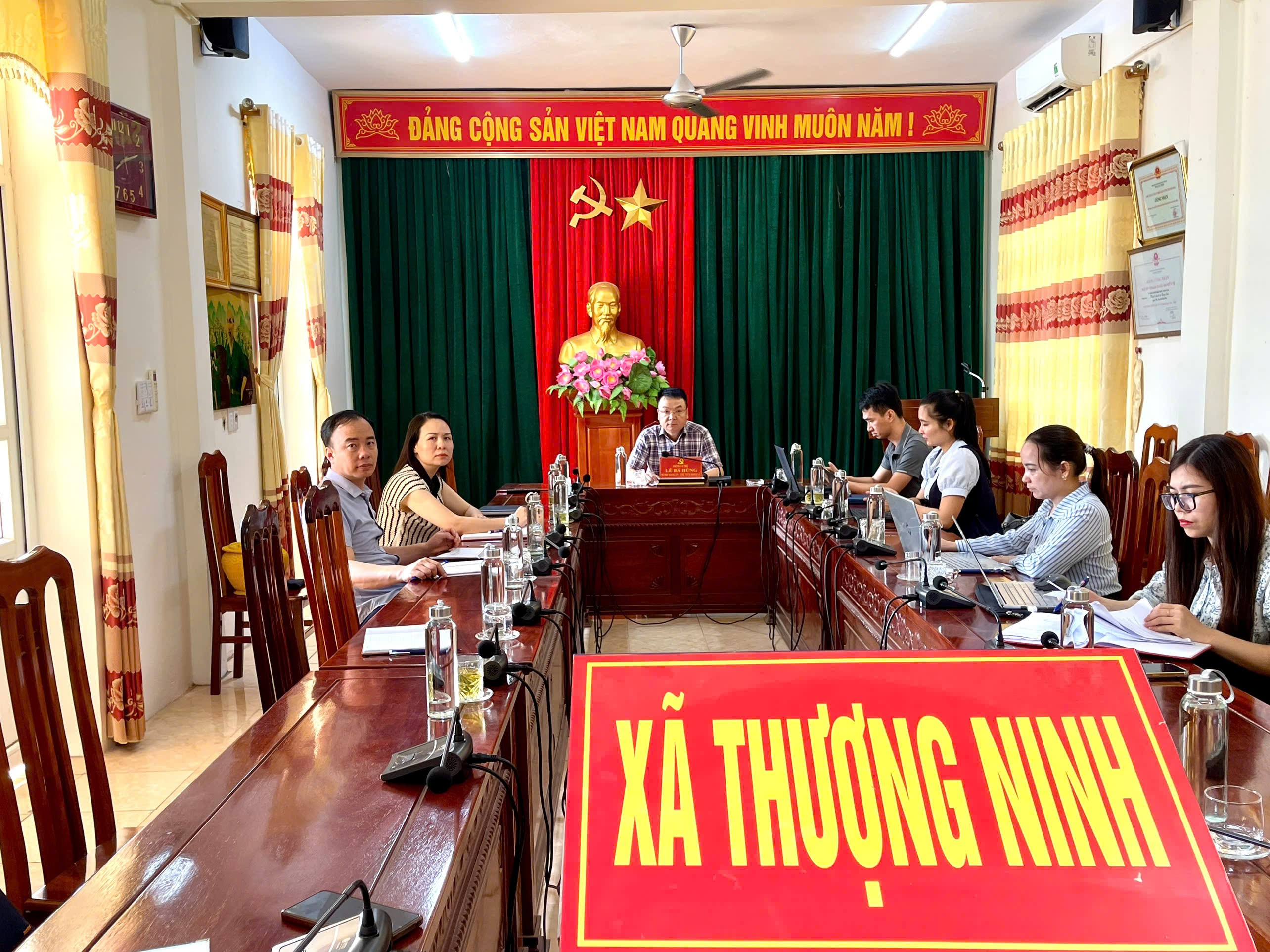 Xã Thượng Ninh tham gia hội nghị tập huấn công tác bảo vệ bí mật nhà nước năm 2026.